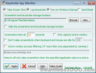 Keystroke Spy Monitor screenshot